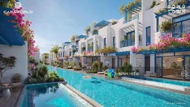 Bán cặp biệt thự Sông Town Caraworld Cam Ranh, Trục Đại lộ Hồng Ngọc 30m, Hy Lạp, 108m2 mỗi căn