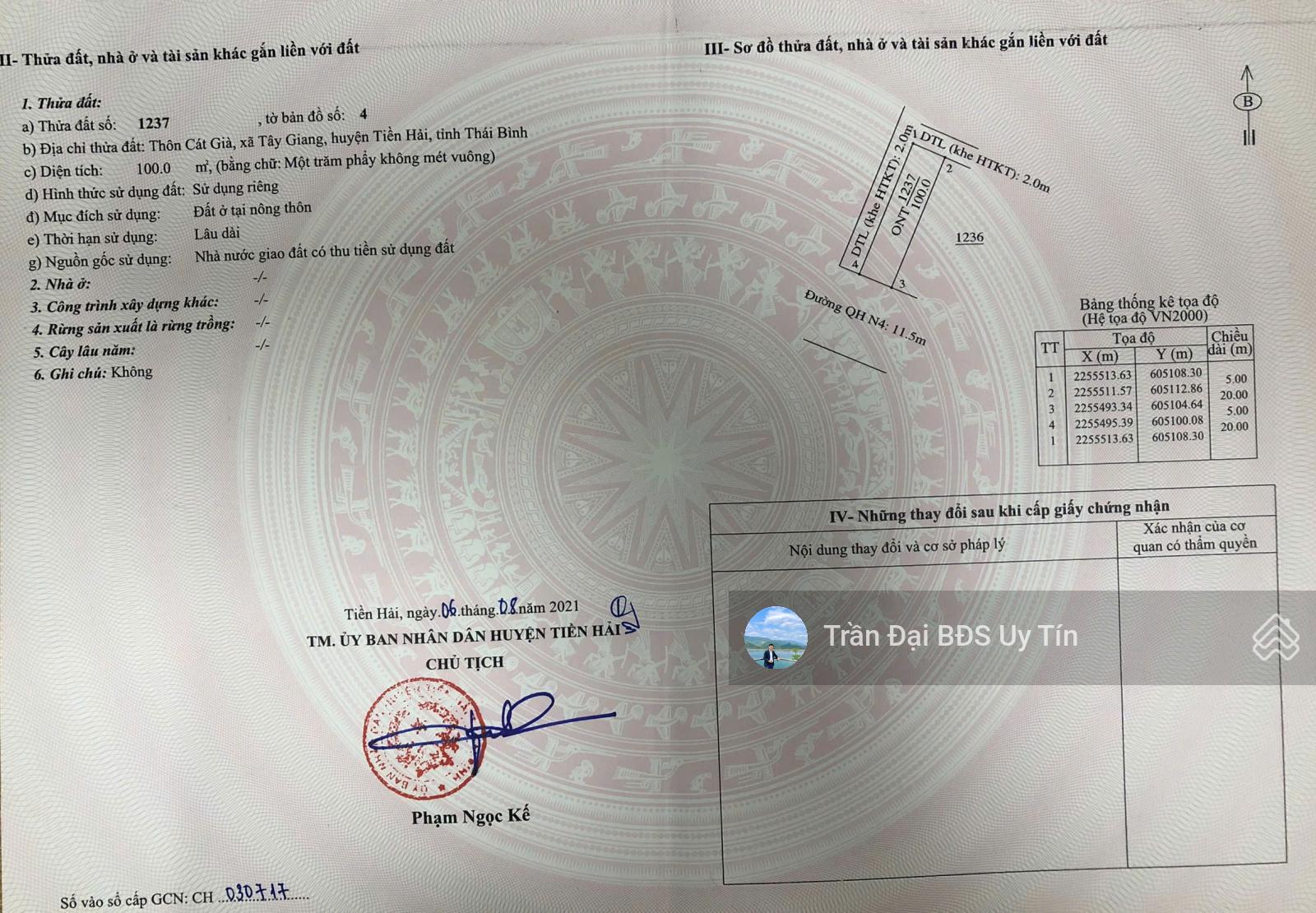 Chốt đất Tiền Hải giá chỉ từ 24tr/m2 - Chiết khấu 14%, vay 0%, trả chậm 36 tháng, sổ sẵn từng lô Chốt đất Tiền Hải giá chỉ từ 24tr/m2 - Chiết khấu 14%, vay 0%, trả chậm 36 tháng, sổ sẵn từng lô