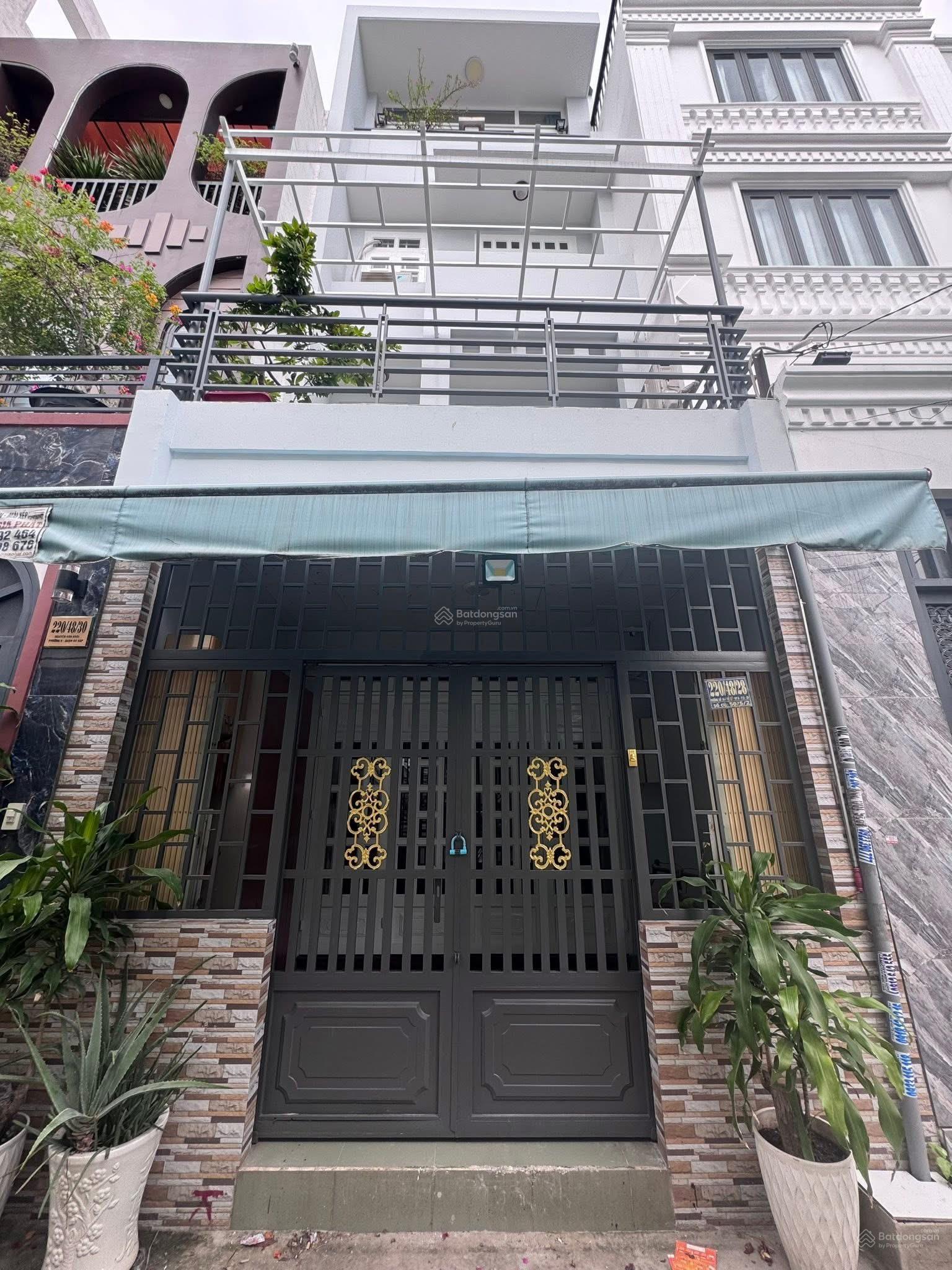 Nhà 4x10.5 xây 3 lầu hẻm xe hơi Nguyễn Văn Khối F9 GV.