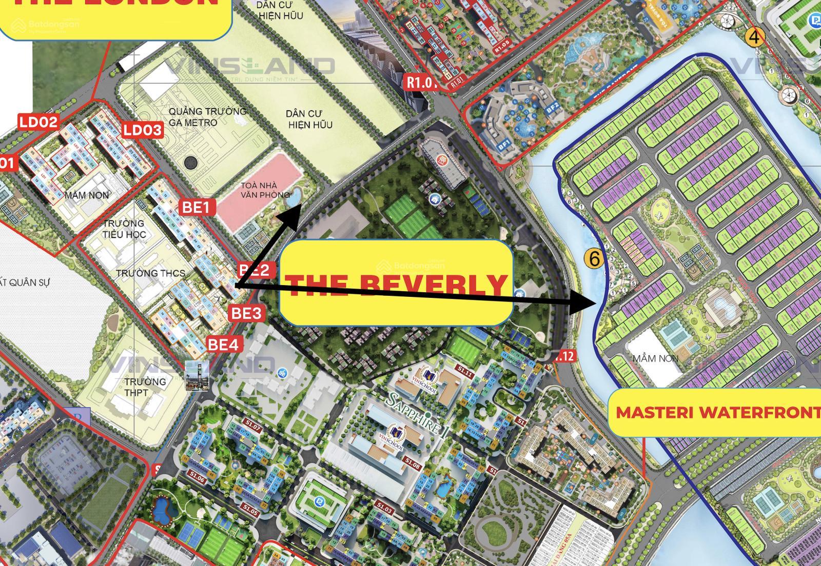 Chủ nhà gửi bán gấp căn 2PN 55m2 tòa The Beverly, ban công Đông Bắc, view đẹp không bị chắn