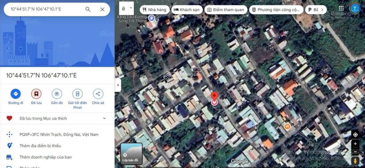 Chính chủ bán nền đất đường Phan Văn Đáng, diện tích 90m sổ hồng riêng giá 2 Tỷ.