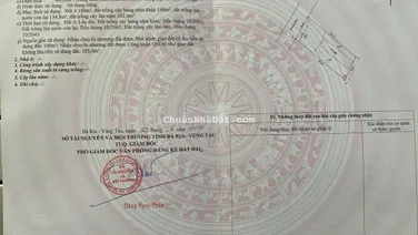 Bán đất Phước Hội 485m2, cách Tỉnh Lộ 44B chỉ 50m. Giá chỉ 3,5 tỷ