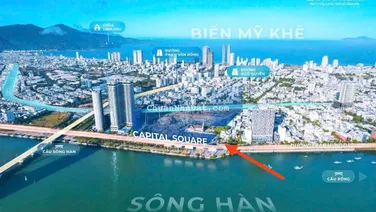 Sở hữu căn hộ Capital Square Đà Nẵng cách cầu rồng 300m, biển Mỹ Khê 1km DT 45m2 giá chỉ 3.3 tỷ/căn