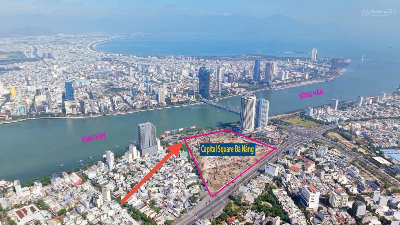 Sở hữu căn hộ Capital Square Đà Nẵng cách cầu rồng 300m, biển Mỹ Khê 1km DT 45m2 giá chỉ 3.3 tỷ/căn