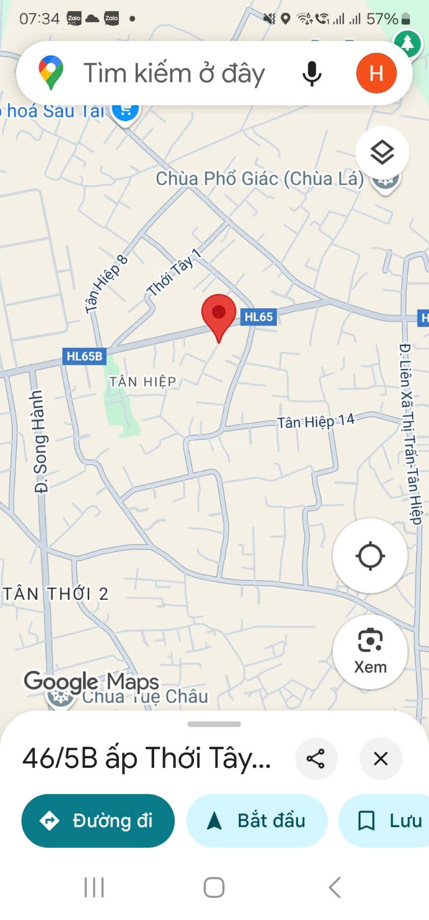 Bán 2 lô liền nhau 5*20m . Dương Công Khi. Tân Hiệp. Hocmon