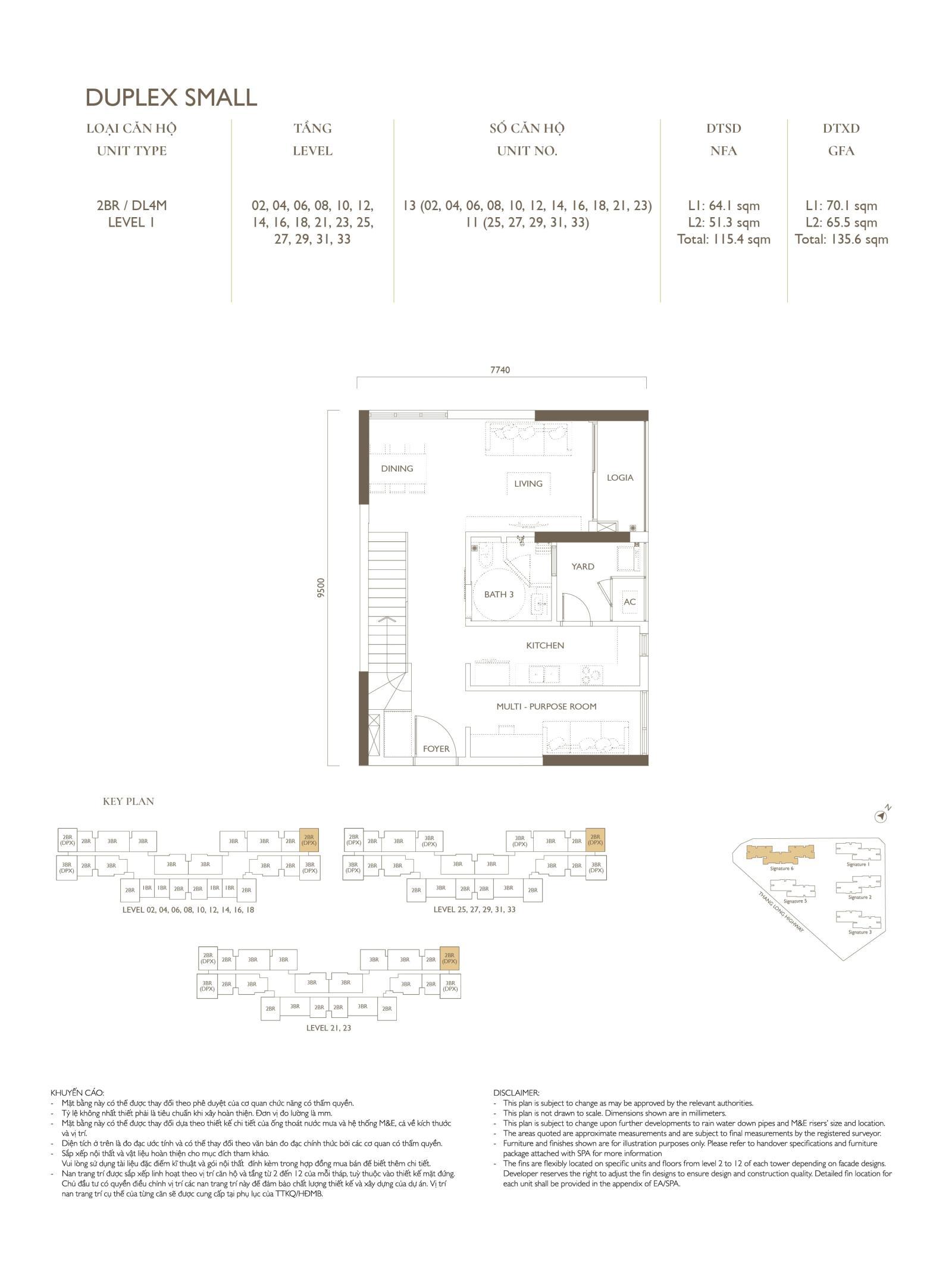Bán căn hộ 2PN-115,4m2 siêu rộng trần cao tại Lumi Hanoi Tây Mỗ, Nam Từ Liêm, Hà Nội. LH 0333 669 ***