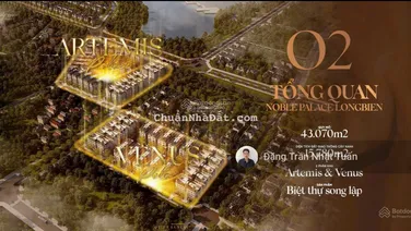 Bán biệt thự song lập giá chỉ 52 tỷ 800tr thanh toán sớm, miễn phí dịch vụ chuẩn 5* trong 3 năm