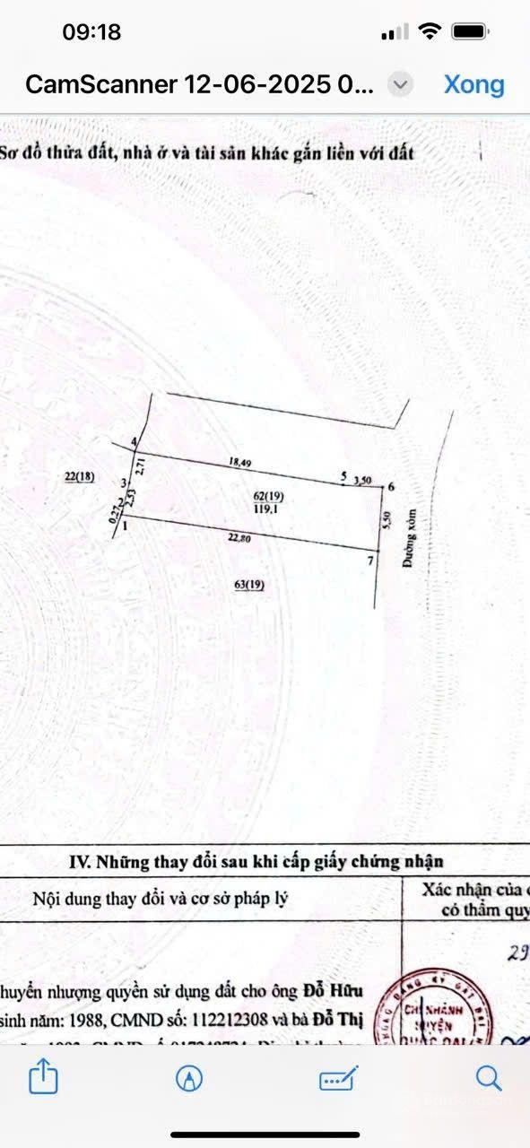 Hàng hiếm. Lô góc 2MT 120m2, 24 triệu/m2 cách Đường 21A chỉ 300m,TT Phú Mãn, Quốc Oai, Hà Nội.