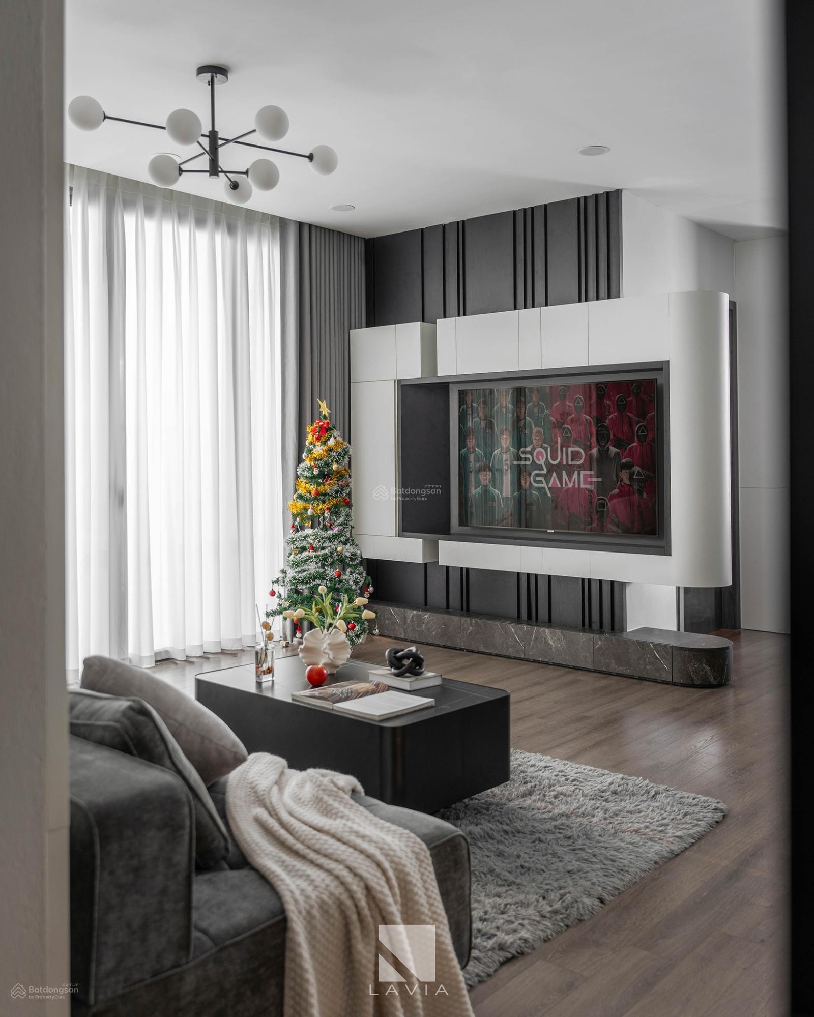 Chính chủ bán căn hộ nội thất cao cấp tại South Tower 90m2 2PN - 2VS sẵn sổ đỏ, có slot ô tô hầm