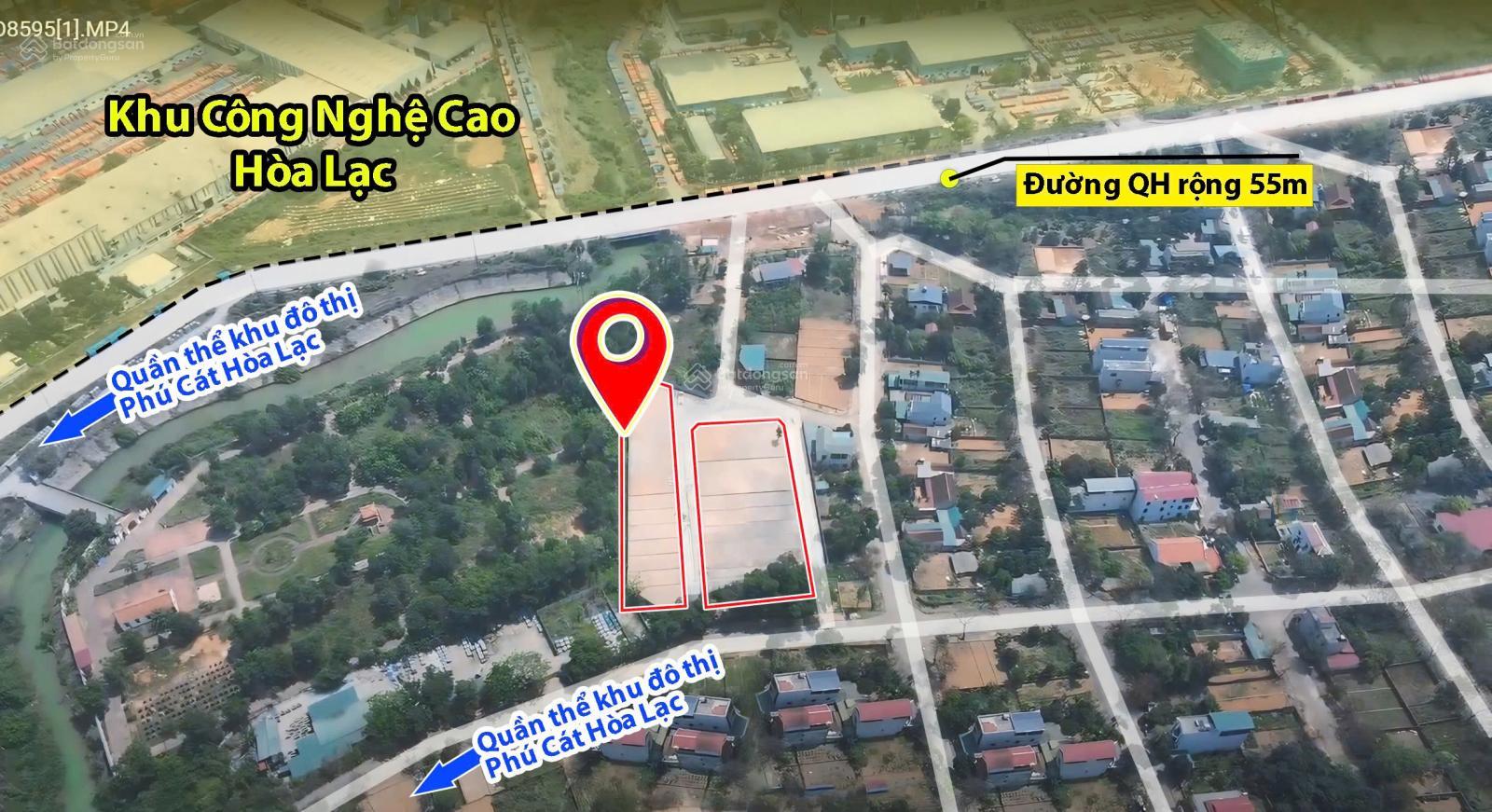 Mảnh này rẻ đẹp nhất thị trường Hòa Lạc, ngay vành đai công nghệ cao, đối diện nhà máy lõi KCN