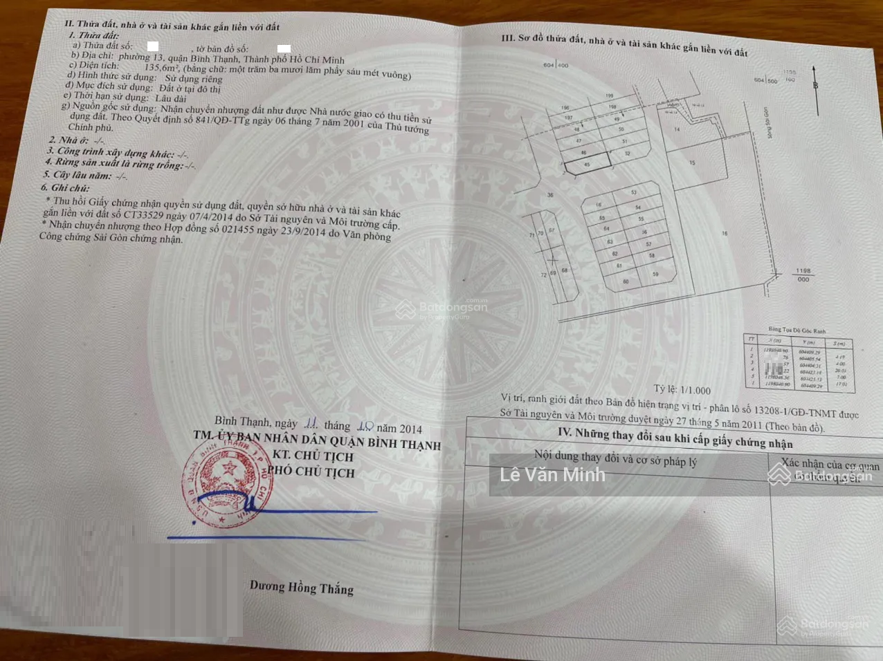 Bán đất góc 2 mặt tiền 8x21m (168m2) Đặng Thùy Trâm - Bình Lợi P13 Bình Thạnh giá 15tỷ thương lượng