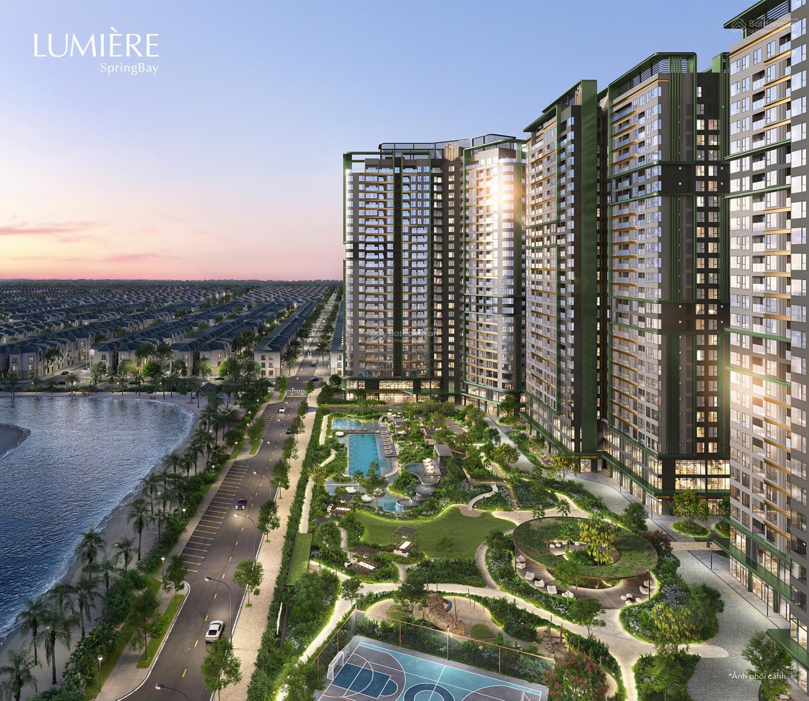 Bán căn hộ 1PN hot nhất, giá tốt nhất Lumiere Spring Bay - CK cao - view phố ý và ngắm pháo hoa