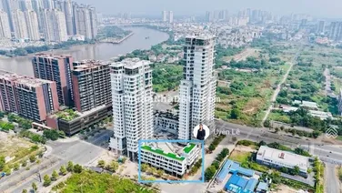 Bán nhà phố Thủ Thiêm Zeit River. 4 tầng, tổng diện tích 231m2. Nhà giao thô