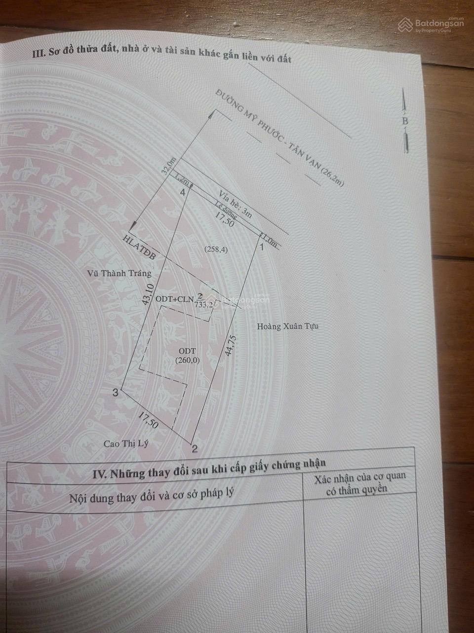 Chính chủ gửi bán nhà xưởng 740m2 mặt tiền Mỹ Phước Tân Vạn, Phú Lợi, TP. Thủ Dầu Một