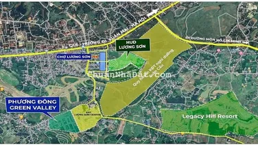 Duy nhất Biệt thư view sông Bùi gần cầu đầu dự án Riverview Lương Sơn, Chỉ 21 triệu / m2