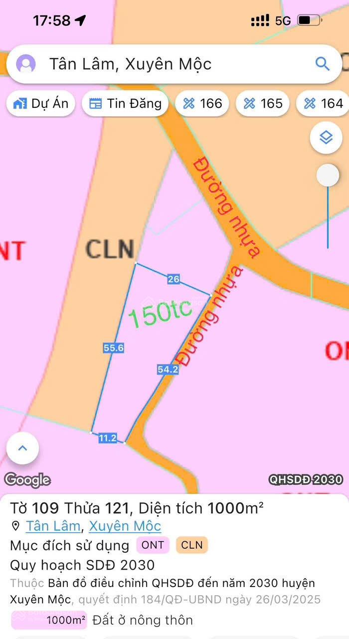 Chính chủ bán gấp lô đất 1000m2 có 150m2 thổ, sổ hồng riêng, giá cực rẻ. Lh: 0943 138 *** Khánh