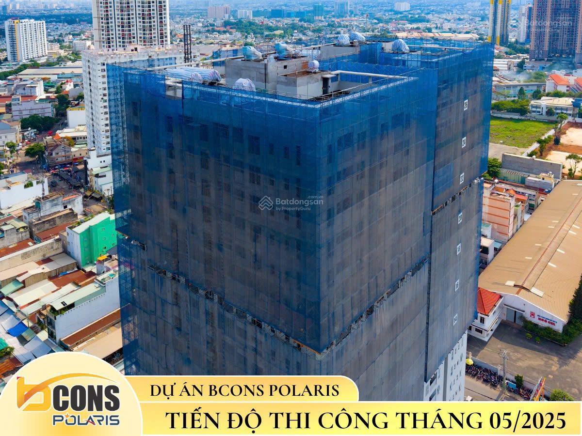 Bán nhanh căn 1PN thiết kế ban công Bcons Polaris - gần ngã 4 Phạm Văn Đồng - giá chỉ 1.870 tỷ
