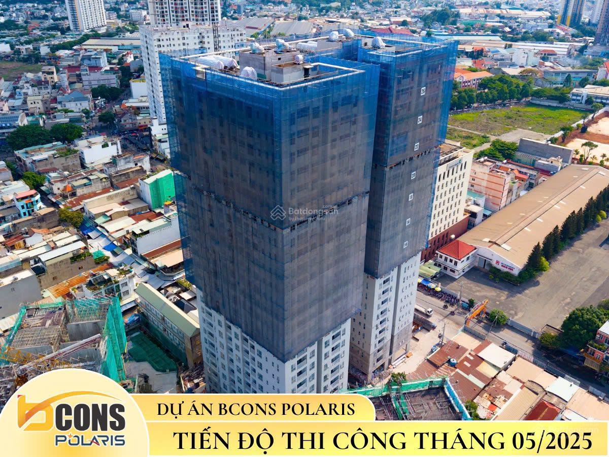 Bán nhanh căn 1PN thiết kế ban công Bcons Polaris - gần ngã 4 Phạm Văn Đồng - giá chỉ 1.870 tỷ
