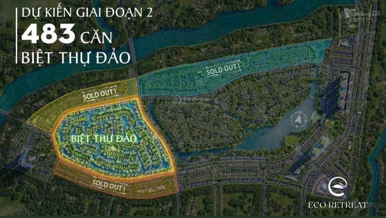 Biệt thự đảo mặt tiền sông - lần đầu tiên xuất hiện tại Eco Retreat Long An - cam kết có căn