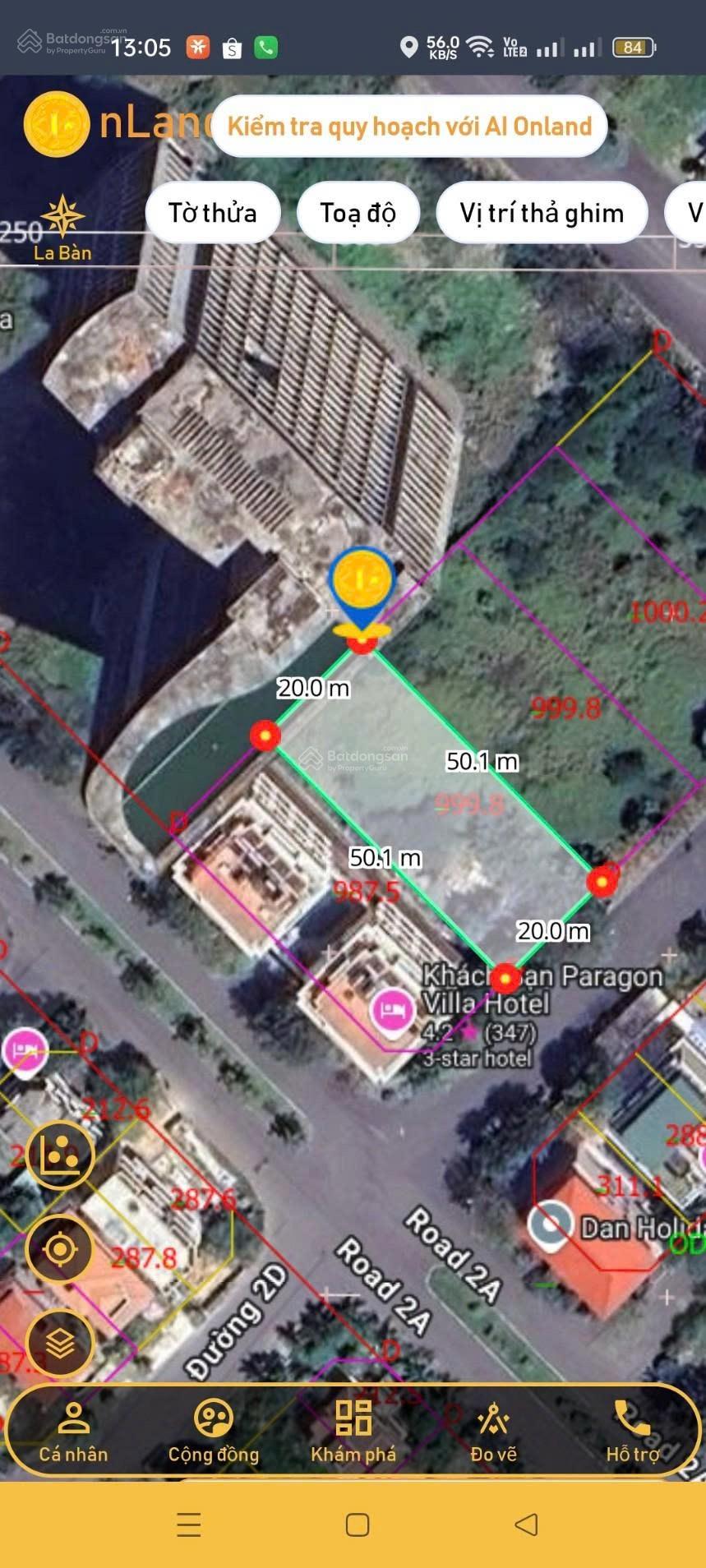 Đất KĐT An Viên 1000m2 Phù hợp xây khách sạn. Giá tốt