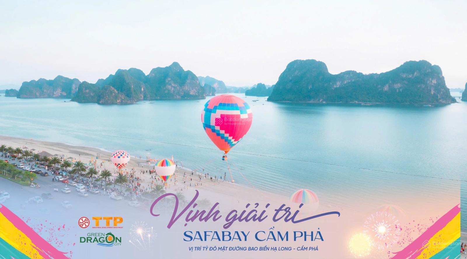 Bán lô đất nền sẵn sổ không cần xây mặt biển TP Cẩm Phả, sổ đỏ sẵn, thanh toán tiến độ trong 3 năm