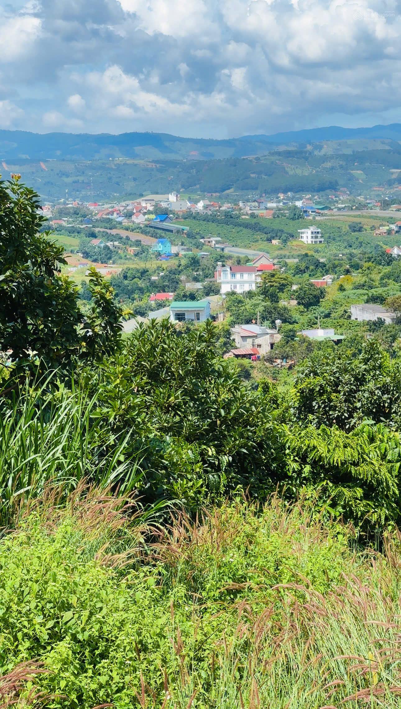 Lô đất 2 mặt tiền view thung lũng đẹp Nam Ban, Lâm Đồng chỉ 1,4 tỷ, SHR