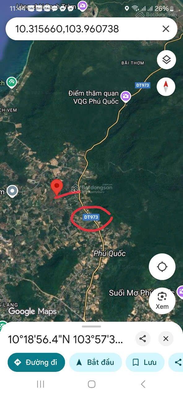 Bán 2000m2 (giá 2,4 tỷ nguyên lô) đất Phú Quốc, giá đầu tư, đón đầu Apec và đặc khu kinh tế