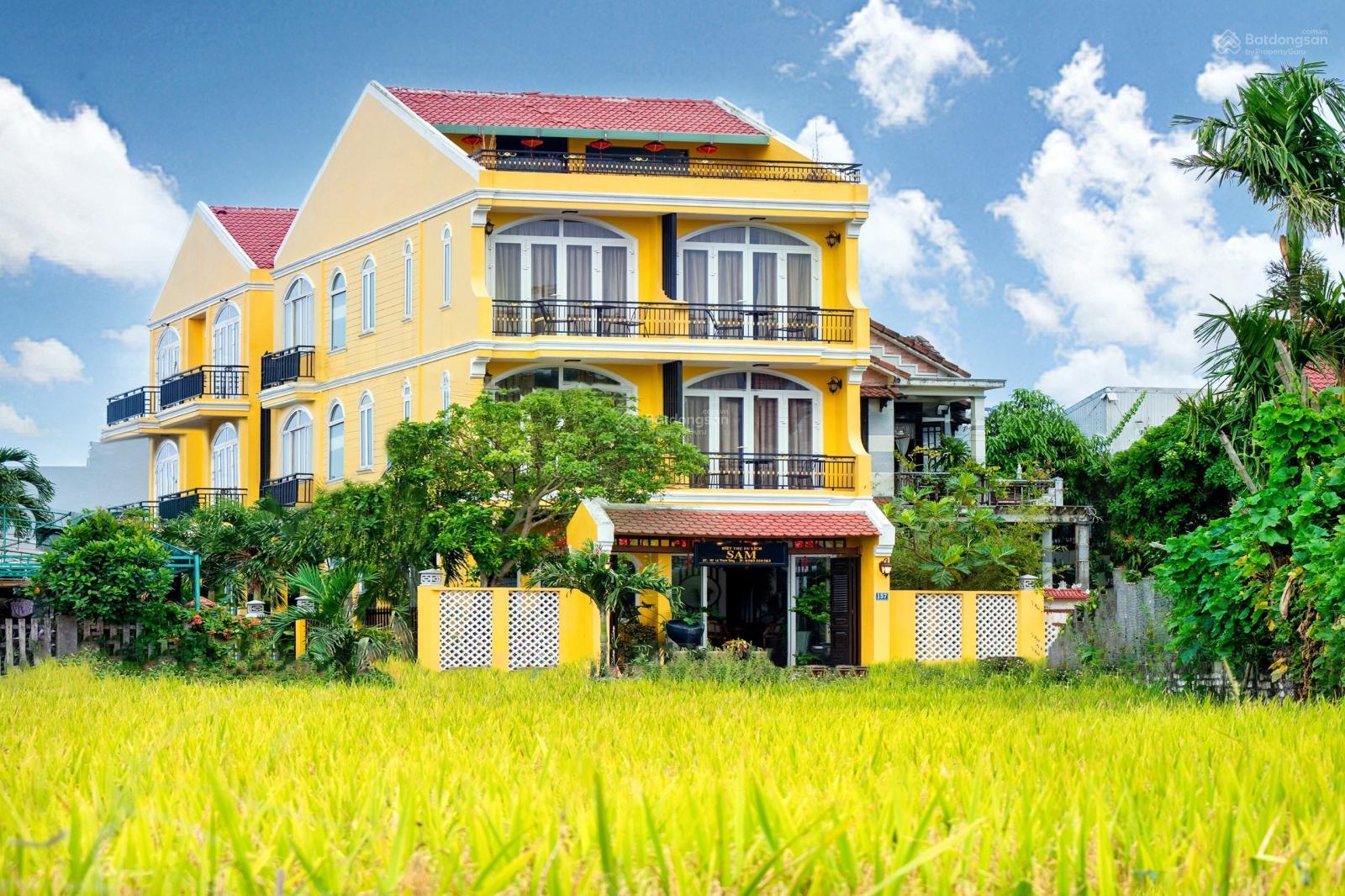 Villa view lúa chill chill, mặt tiền đường Lê Thánh Tông thuận tiện KD, đang kinh doanh, DT 381.4m2