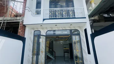 Bán nhà 1T, 1L có 3PN mới, đẹp xã Mỹ Hạnh ngay trung tâm