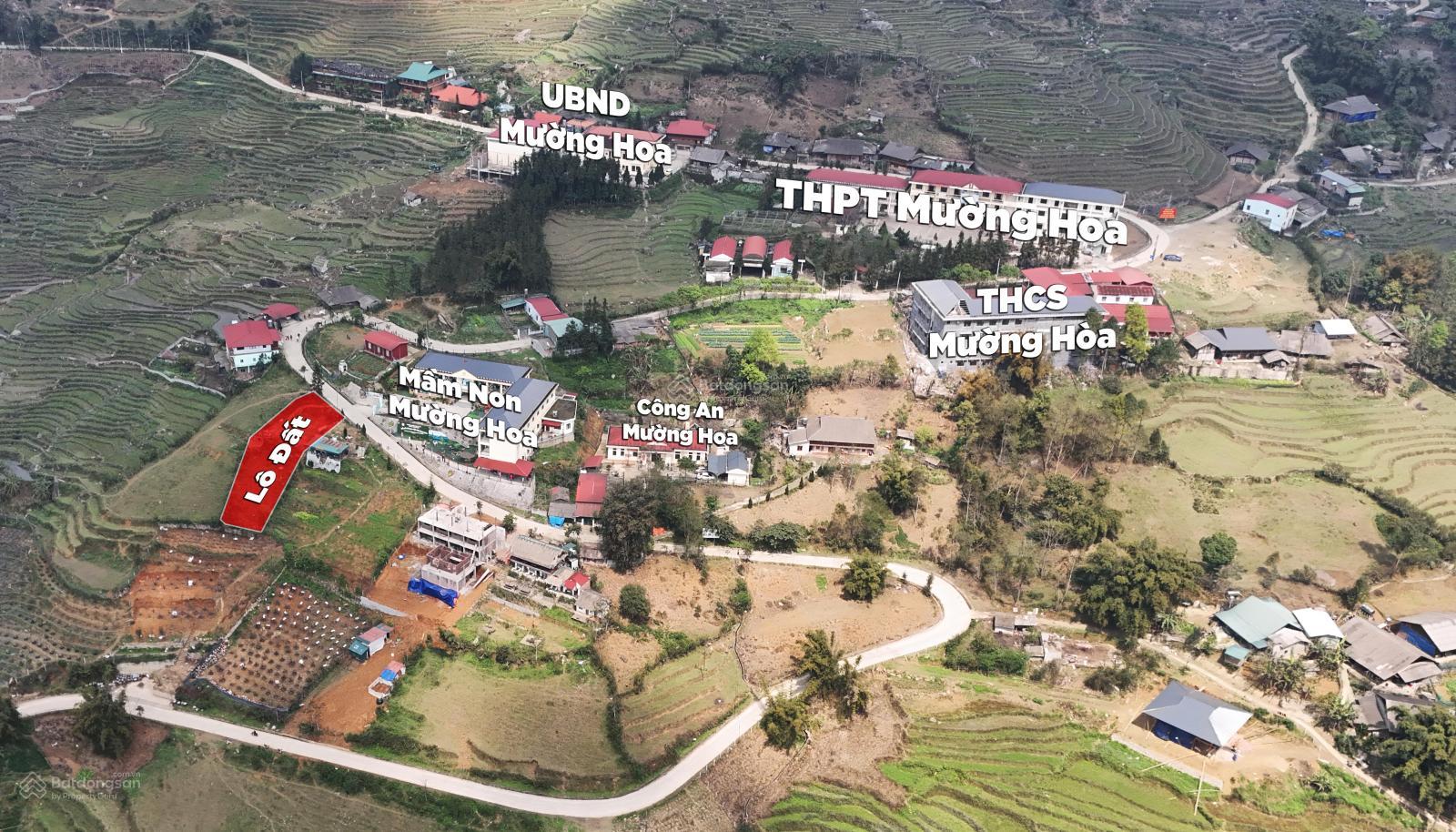 548,2 m2 đất Mường Hoa, Sa Pa gồm 300m2 TC và 248m2 Bìa NN giá siêu hời 3,6 tỷ,