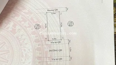 Chính chủ gửi bán lô 84m2 ngang 6m đấu giá TT. An Dương