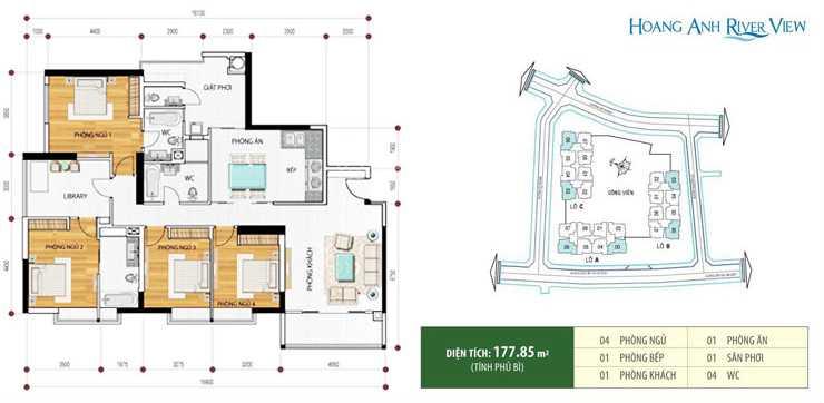 Bán CC Hoàng Anh River View, 11,3 tỷ, 177m2, 4PN, 4WC, Thảo Điền, Q.2, HCM - Hot!