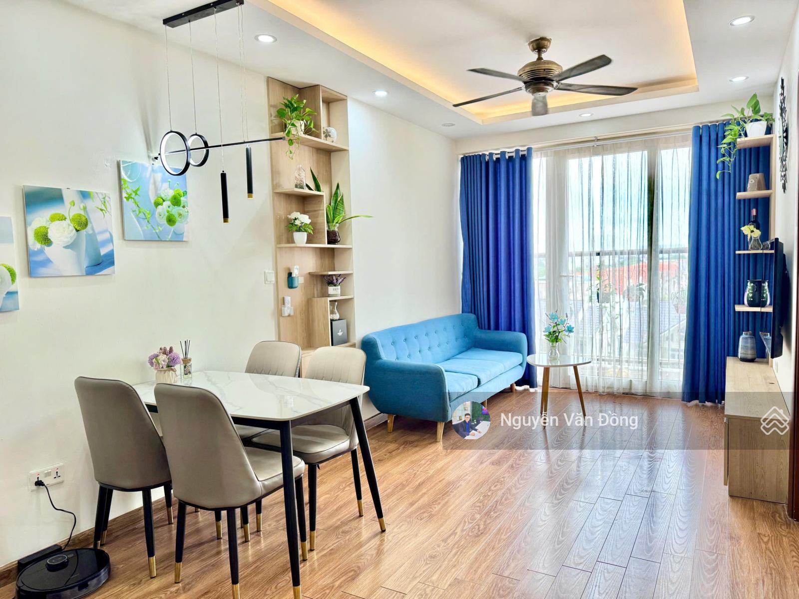 Gia đình cần nhượng lại căn hộ 2 ngủ, 2wc tầng đẹp HD Mon City, full nội thất, sổ đỏ sẵn giao dịch