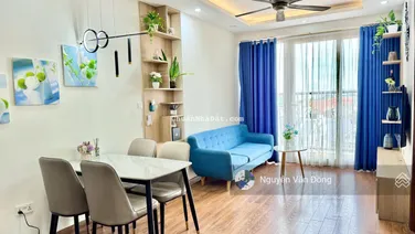 Gia đình cần nhượng lại căn hộ 2 ngủ, 2wc tầng đẹp HD Mon City, full nội thất, sổ đỏ sẵn giao dịch
