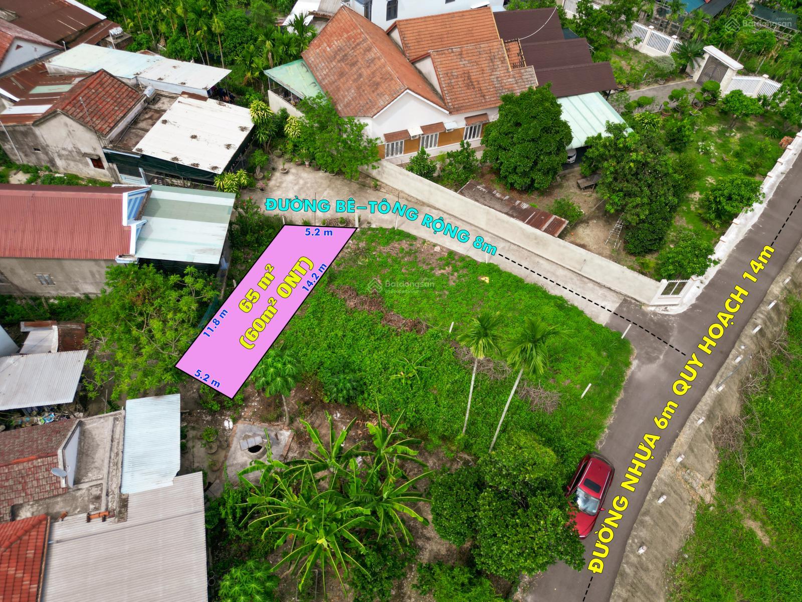 Bán đất Diên Lạc / 65m2 = 680 triệu