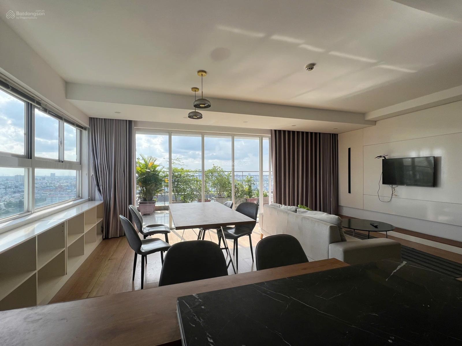 Cho thuê căn Penthouse Conic Riverside Q8, 3PN giá tốt, nhà đẹp