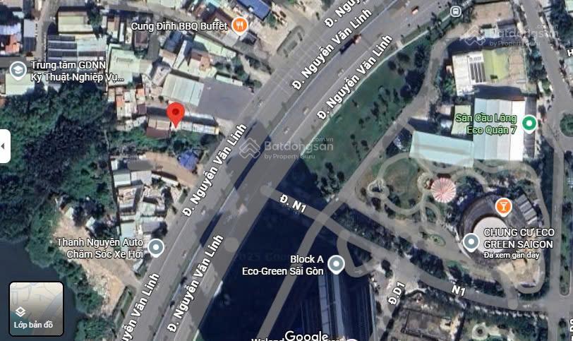Lô đất đẹp mặt tiền đường Nguyễn Văn Linh cần bán giá tốt, ngay Khu dân cư đông đúc, sổ đầy đủ