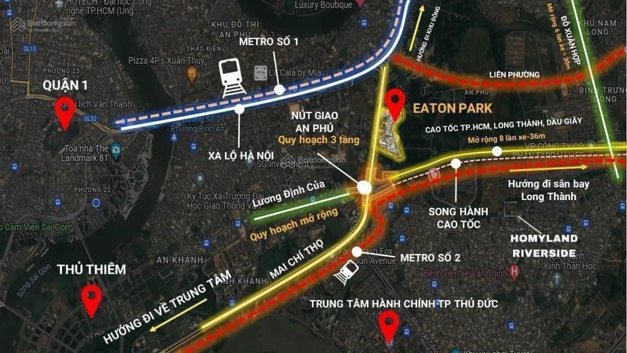 Bán căn hộ 2PN, 2WC, giá tốt tại Homyland Riverside, 4,150 tỷ, 86m2, Q2, HCM