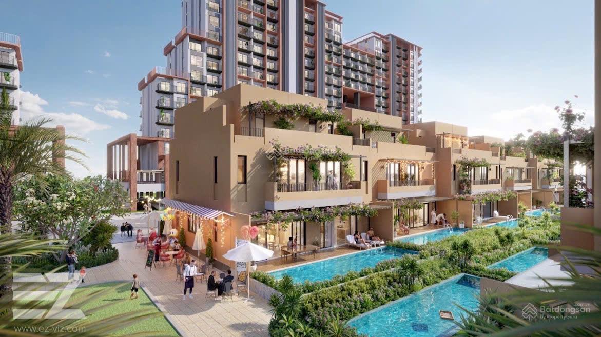 Biệt thự bể bơi riêng 120m2, bể bơi riêng, 5km bờ biển, sông lượn quanh nhà, 6.1 tỷ, Cam Ranh