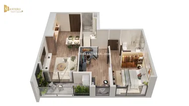 Căn hộ 1PN + 1 phòng đa năng tối ưu không gian vốn ký HĐ 700 triệu