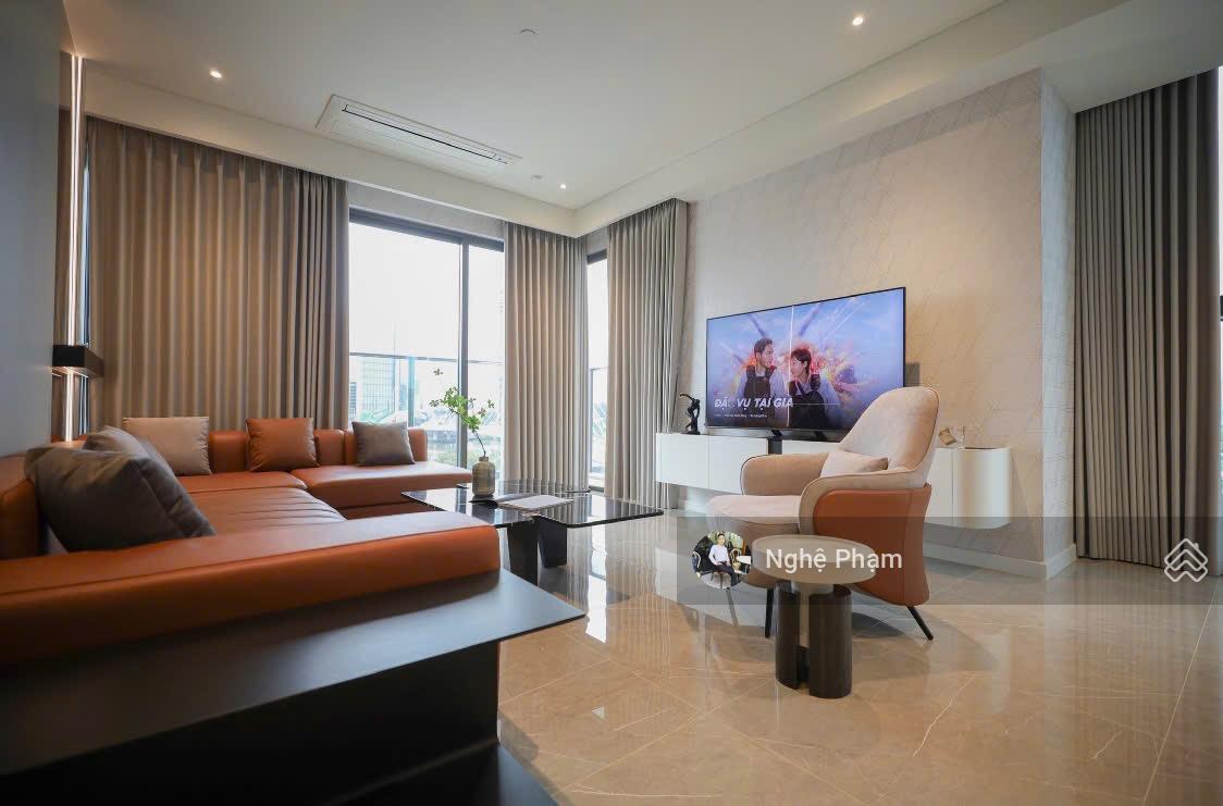 Cho thuê căn hộ 3 phòng ngủ Opera - Metropole Thủ Thiêm. View sông, view Bitexco view cầu Ba Son