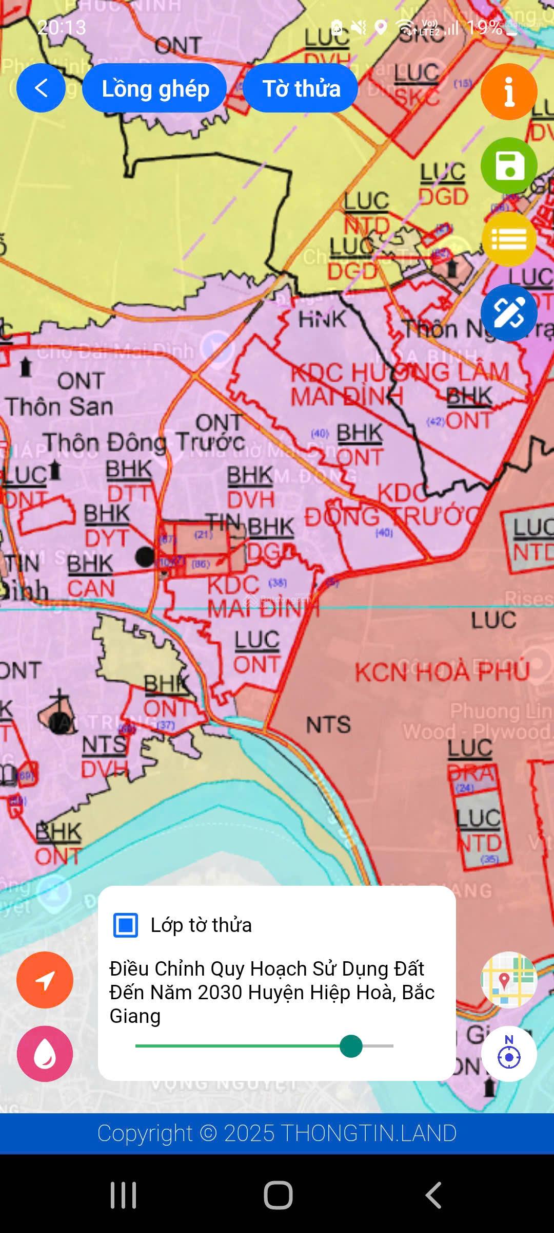 Bán đất Ngay trục chính thôn cạnh KCN Hòa Phú Xã Mai Đình, Hiệp Hòa, Bắc Giang, giá tốt, 93m2