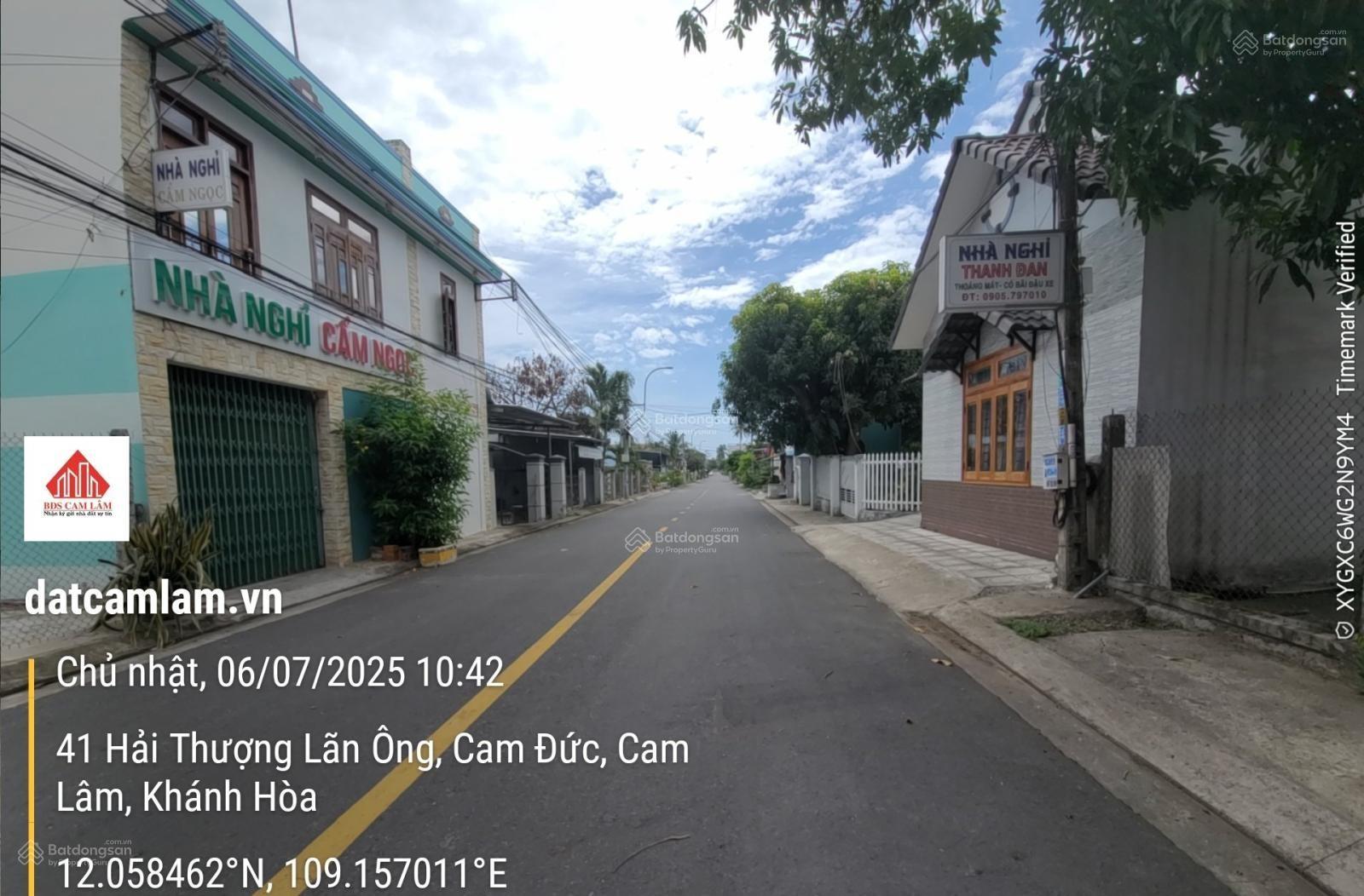Bán 237.7m2 đất full thổ cư khu bàn cờ Cam Đức có sẵn nhà nghỉ để kinh doanh. Gọi ngay 0969 876 ***