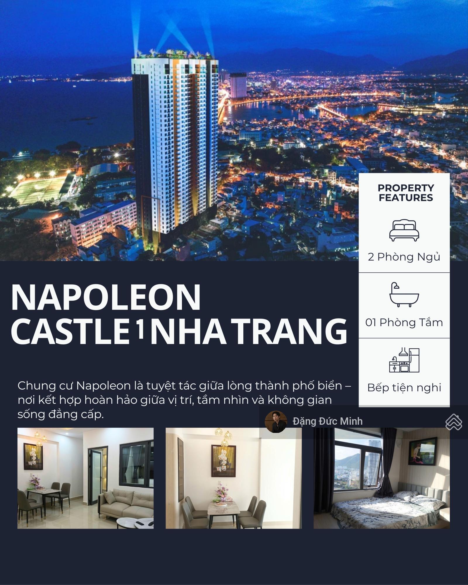 Đầy đủ VAT tầng đẹp, view cực phẩm! CC Napoleon Castle I 2,1 tỷ full nội thất mới 100%