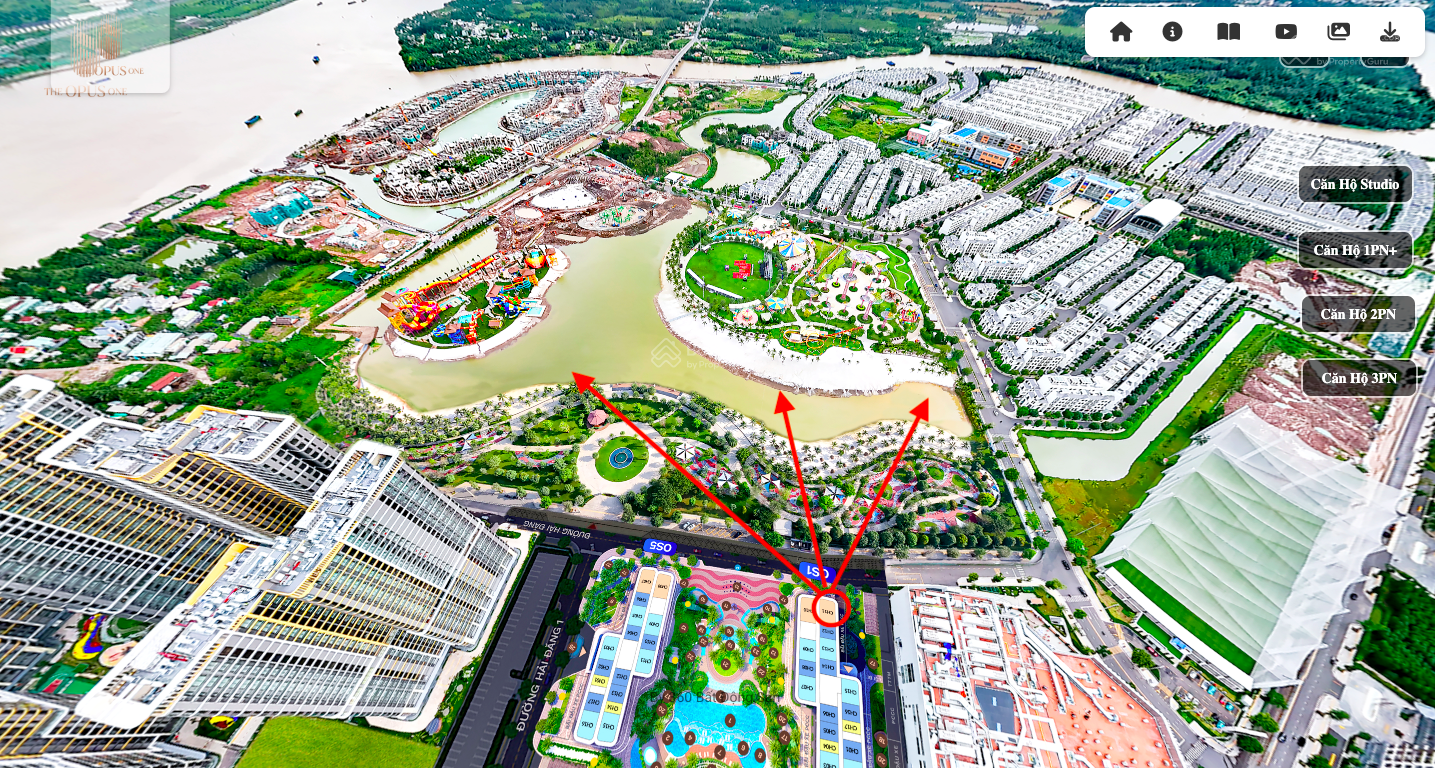 DUY NHẤT! Căn 3 PN Opus One-Vinhomes Grand Park: 100 m2- 8,6 tỷ, tầng 1X, trực diện sông, CV 36 ha
