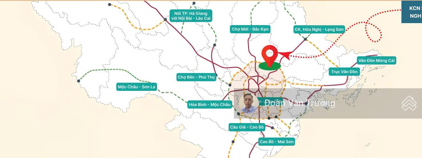 Bán đất xây dựng nhà máy tại KCN Song Mai - Nghĩa Trung. TP Bắc Giang. Diện tích 1ha-2ha-3ha-5ha