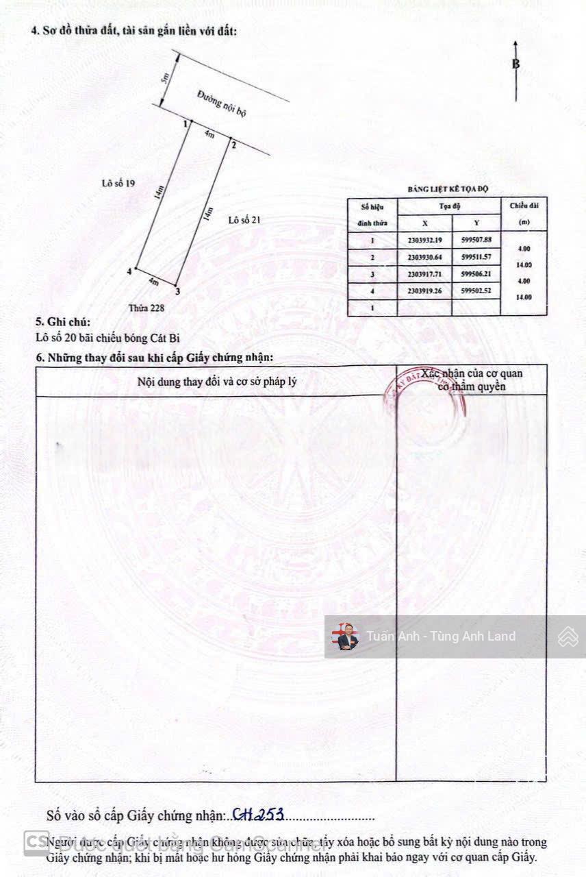 Bán lô đất 56m² cạnh trường Lê Quý Đôn, Cát Bi Bán lô đất 56m² cạnh trường Lê Quý Đôn, Cát Bi
