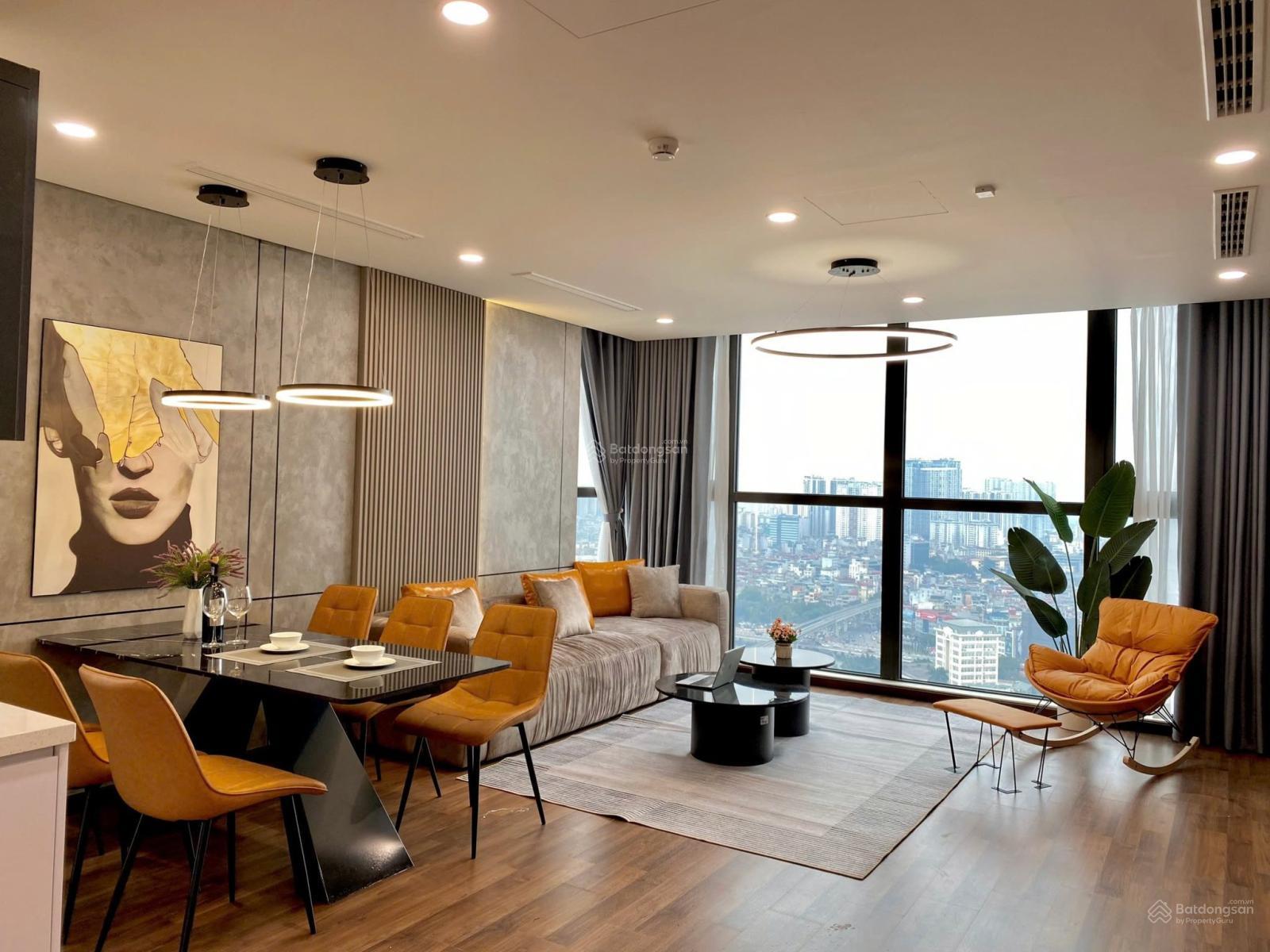 Chính chủ cho thuê 3 ngủ đủ đồ 128m2 tại SkyPark số 3 Tôn Thất Thuyết giá 28tr. 0973,;261.:093