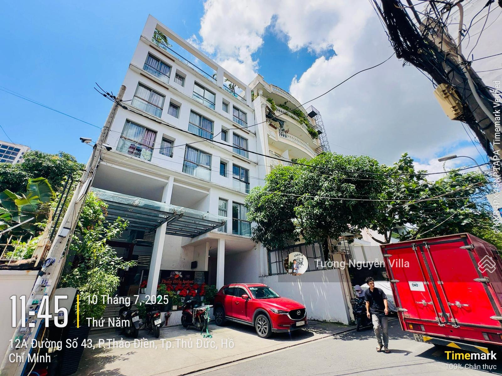 Bán tòa CHDV Thảo Điền - 12A Đường số 43, P. Thảo Điền, Q2 |Dòng tiền 5.3%| Tường Villa 0934 161 ***