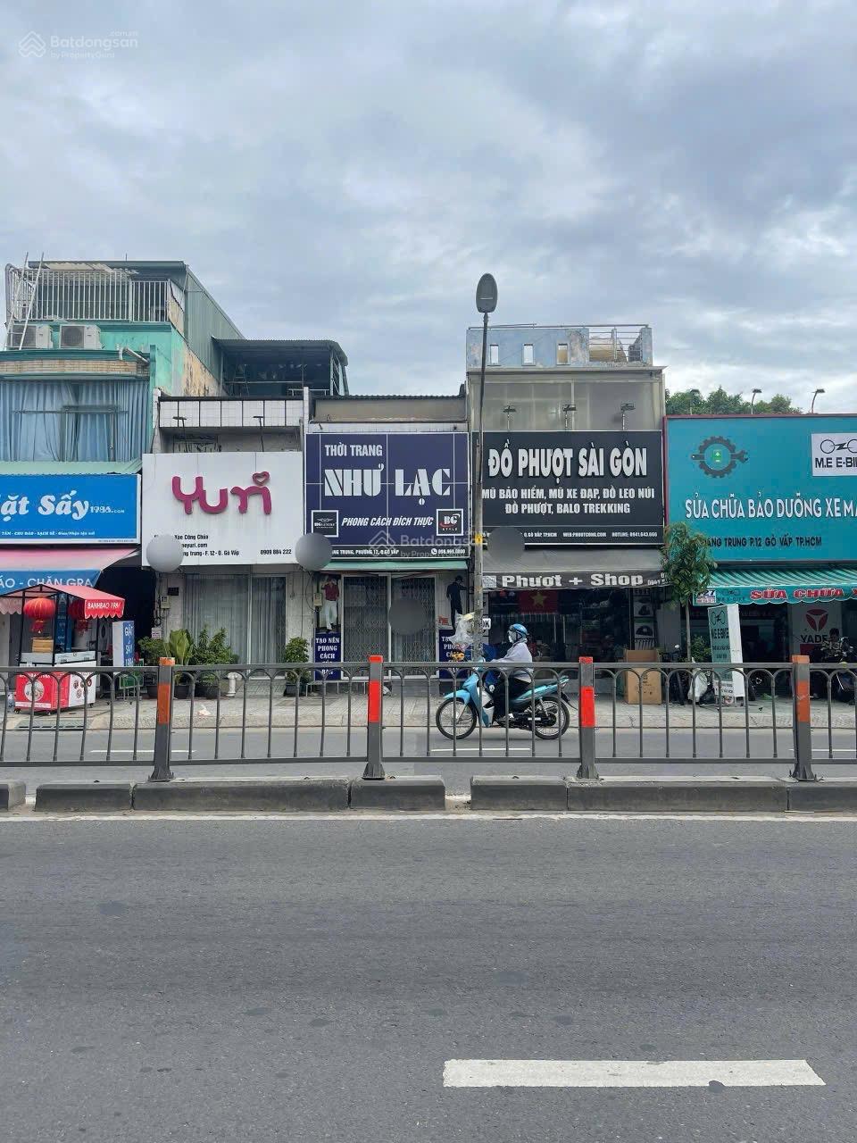 Cho thuê nguyên căn mặt tiền Quang Trung, gần ngã ba Tân Sơn. Kinh doanh đa ngành